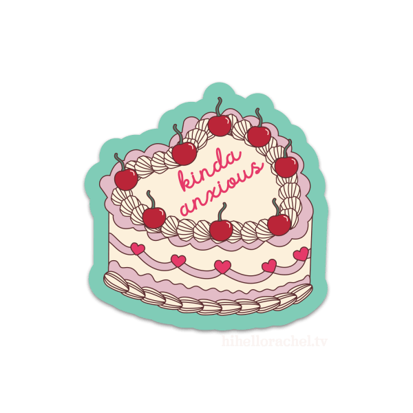 Kinda Anxious Sticker