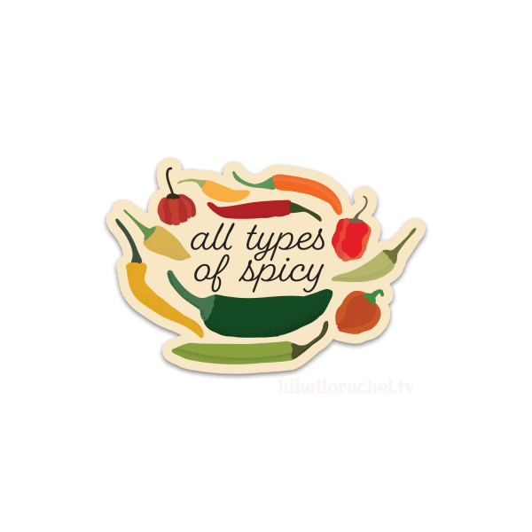All Types of Spicy Sticker